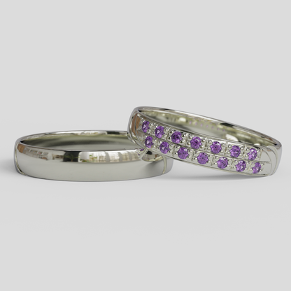 Argollas de Matrimonio Livia Plata 950