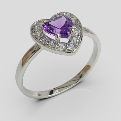 Anillo Princess Solitario