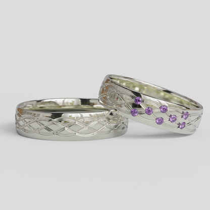 Argollas Matrimonio Ginebra Plata 950