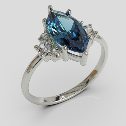 Anillo de Compromiso Marquis Kylia Plata 950