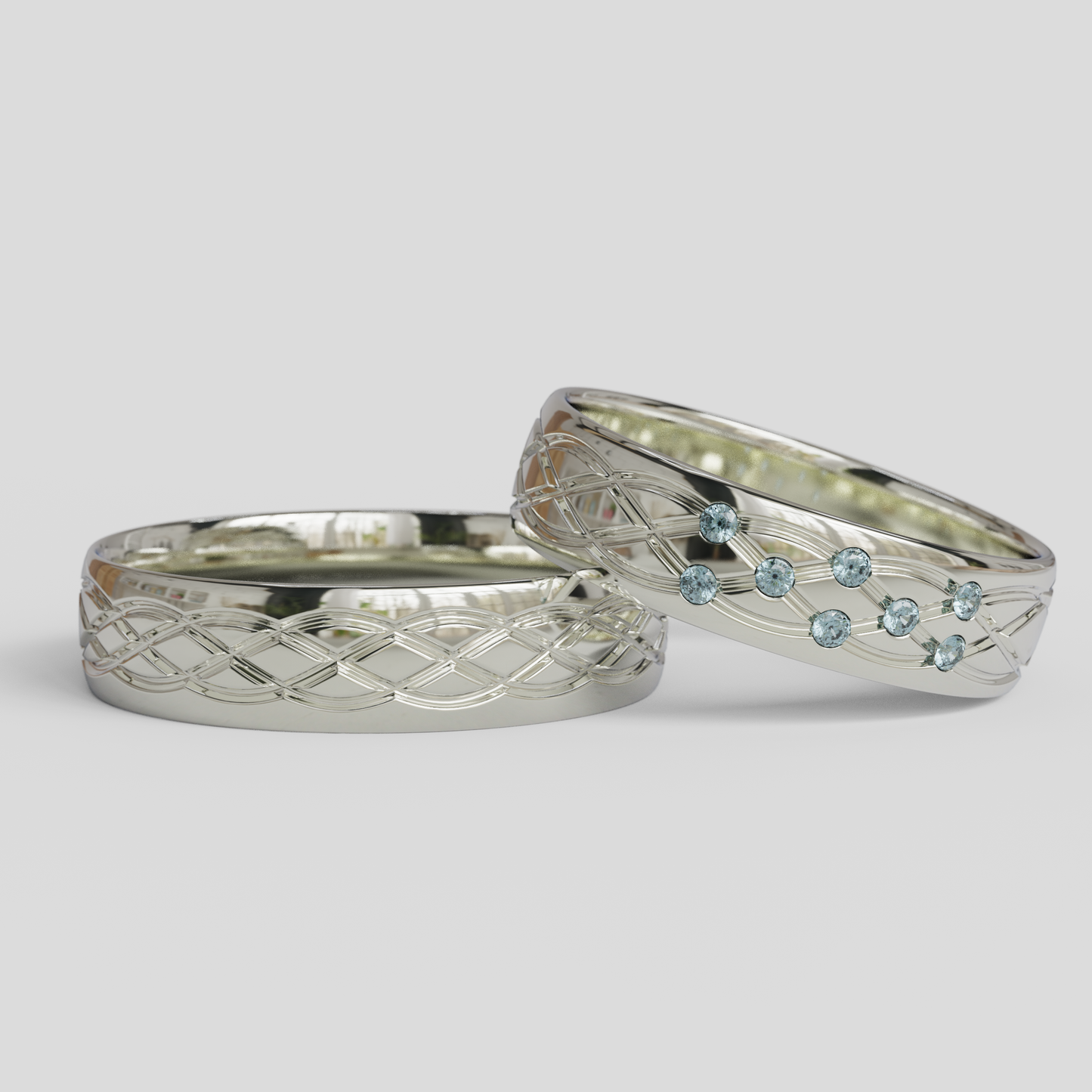 Argollas Matrimonio Ginebra Plata 950