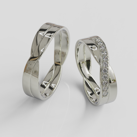 Argollas Matrimonio Vincio Plata 950