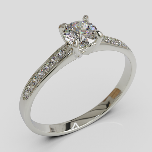 Anillo de Compromiso Beatriz Plata 950