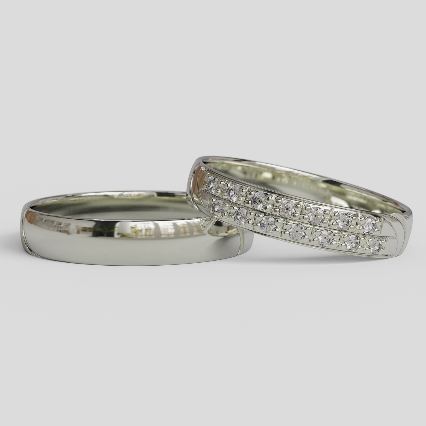 Argollas de Matrimonio Livia Plata 950