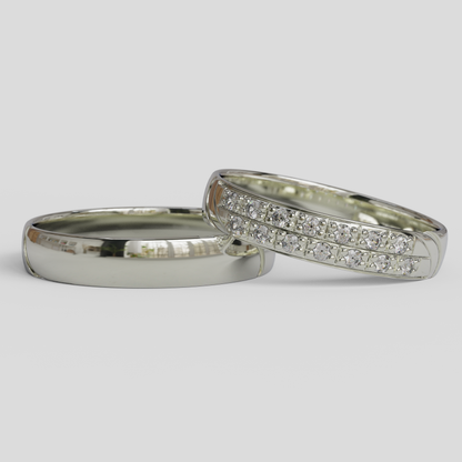 Argollas de Matrimonio Livia Plata 950