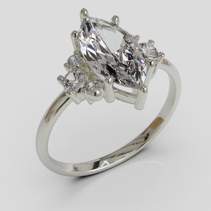 Anillo de Compromiso Marquis Kylia Plata 950