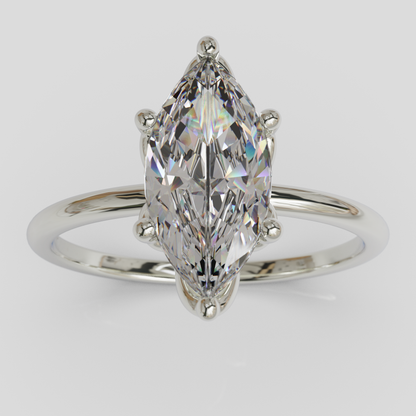 Anillo de Compromiso Marquis Loto Plata 950