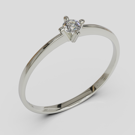 Anillo de Compromiso Valeria Plata 950