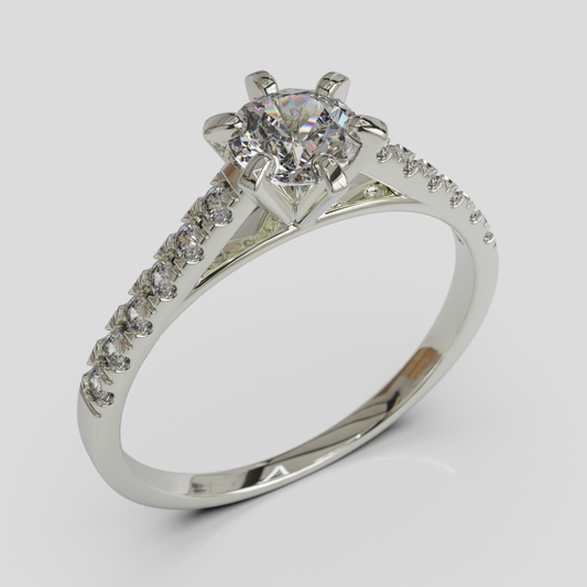 Anillo de Compromiso Versia Plata 950
