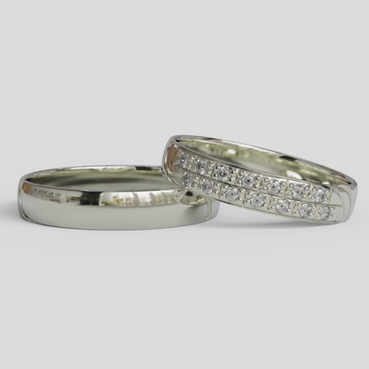 Argollas de Matrimonio Livia Plata 950