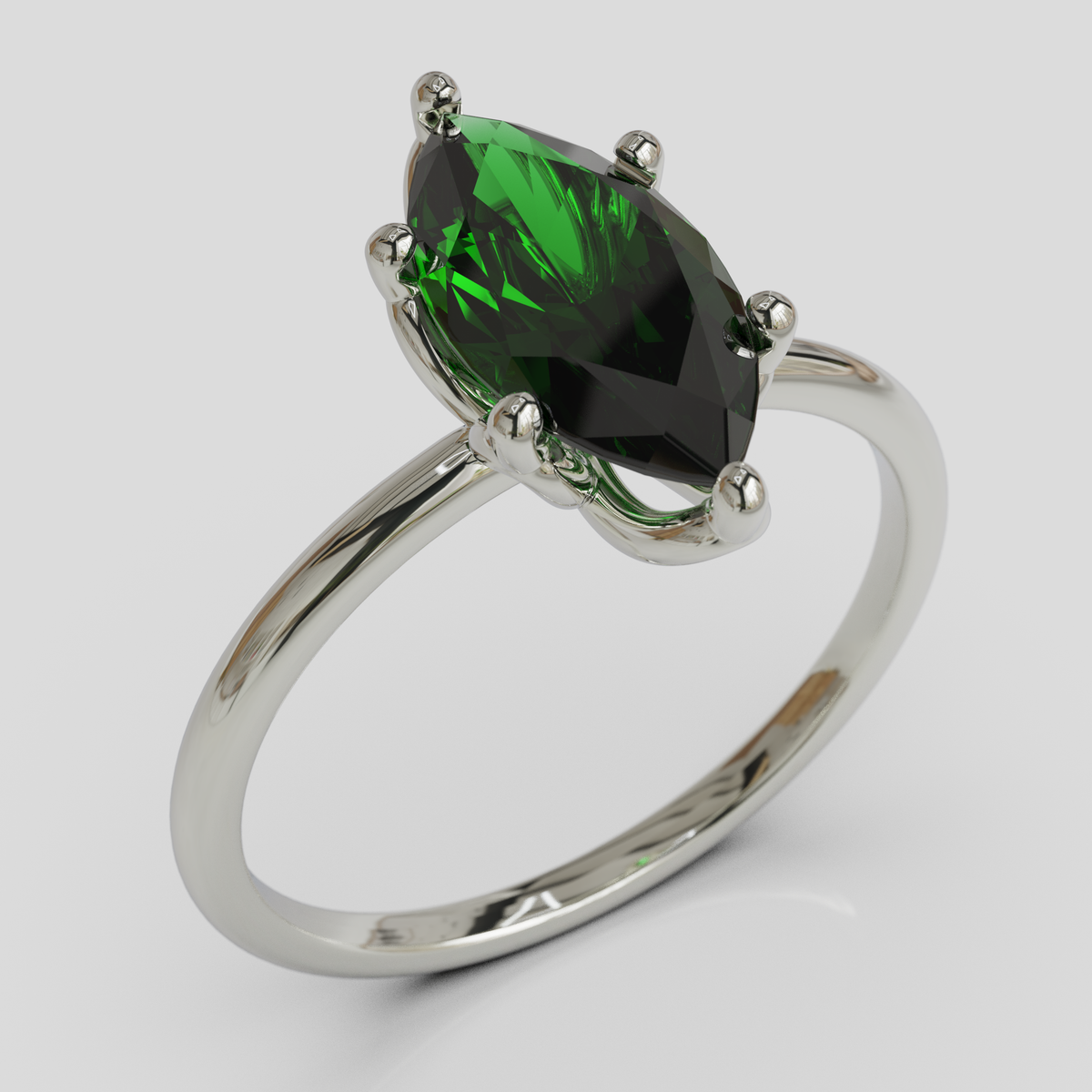 Anillo de Compromiso Marquis Loto Plata 950