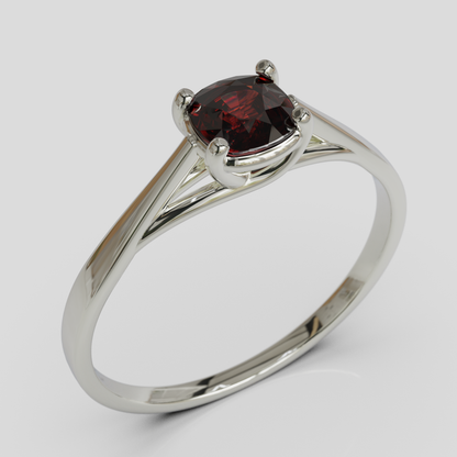 Anillo de Compromiso Prisma Solitario
