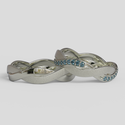 Argollas de Matrimonio Génova Plata 950