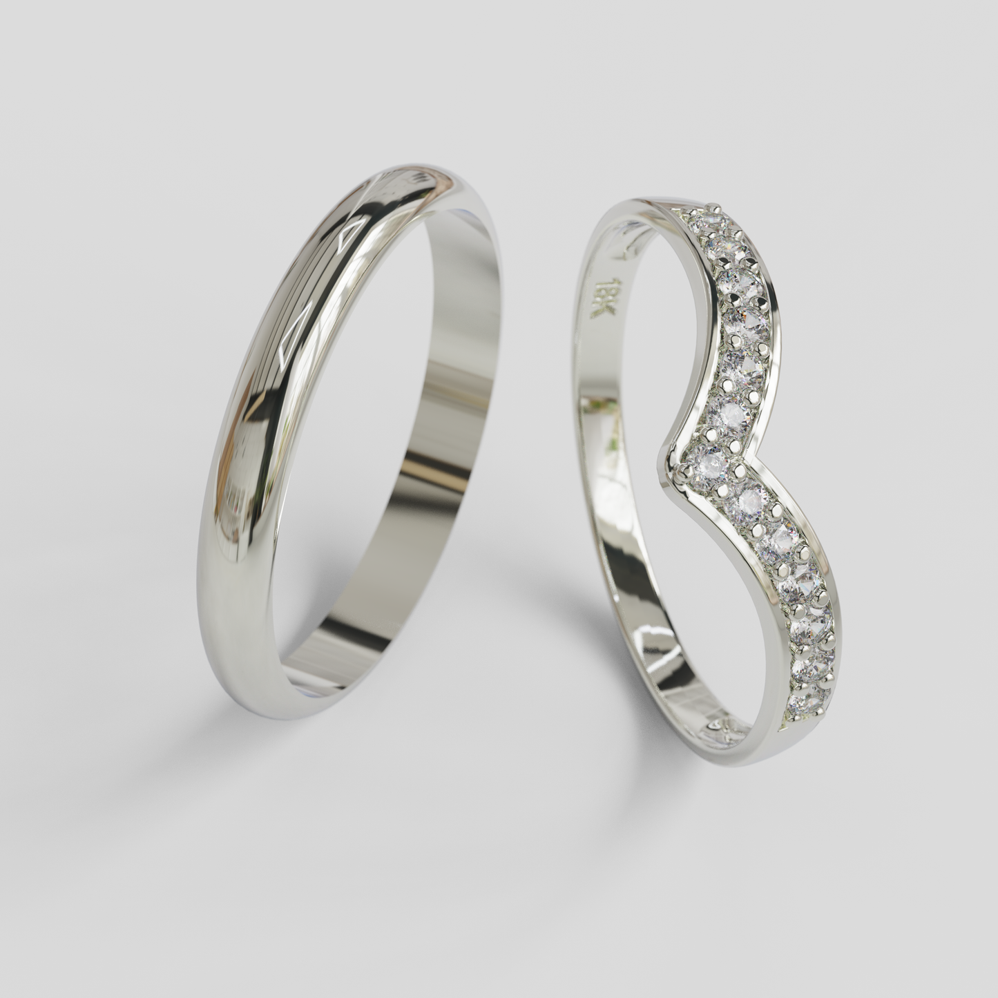 Argollas de Matrimonio Maravilla  Plata 950