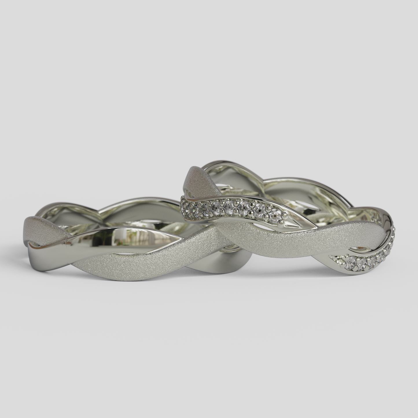 Argollas de Matrimonio Génova Plata 950