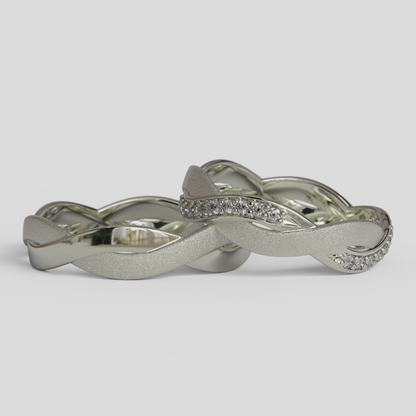 Argollas de Matrimonio Génova Plata 950