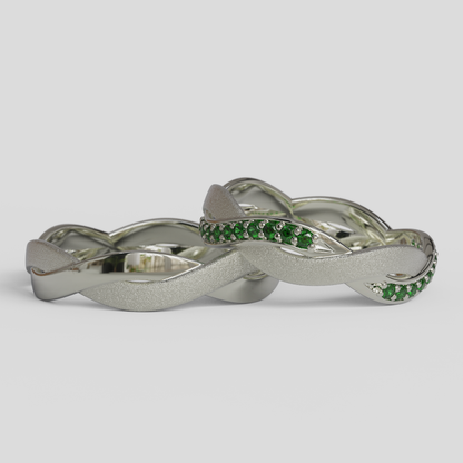 Argollas de Matrimonio Génova Plata 950
