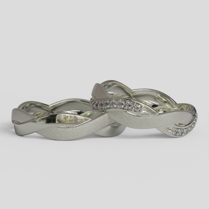 Argollas de Matrimonio Génova Plata 950
