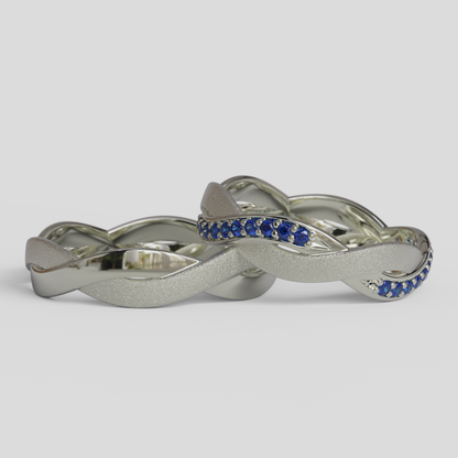 Argollas de Matrimonio Génova Plata 950