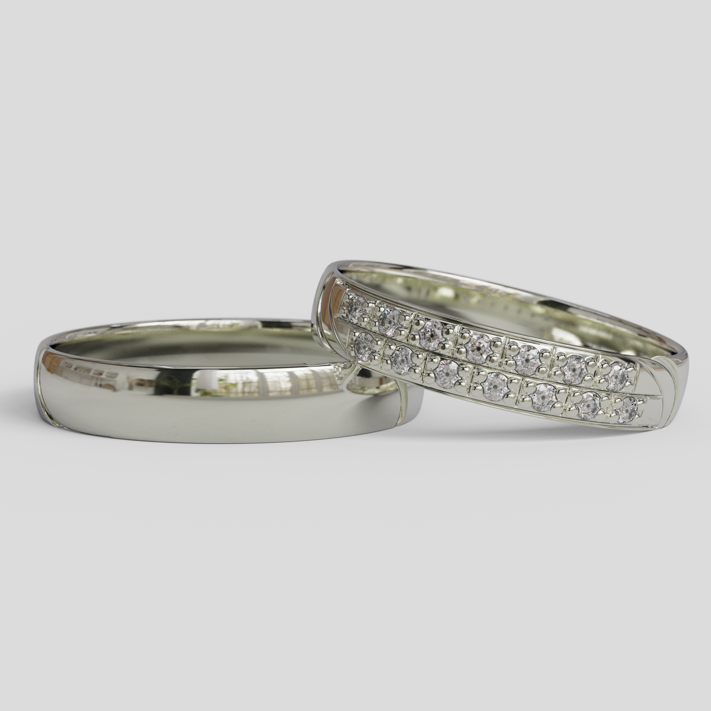 Argollas de Matrimonio Livia Plata 950