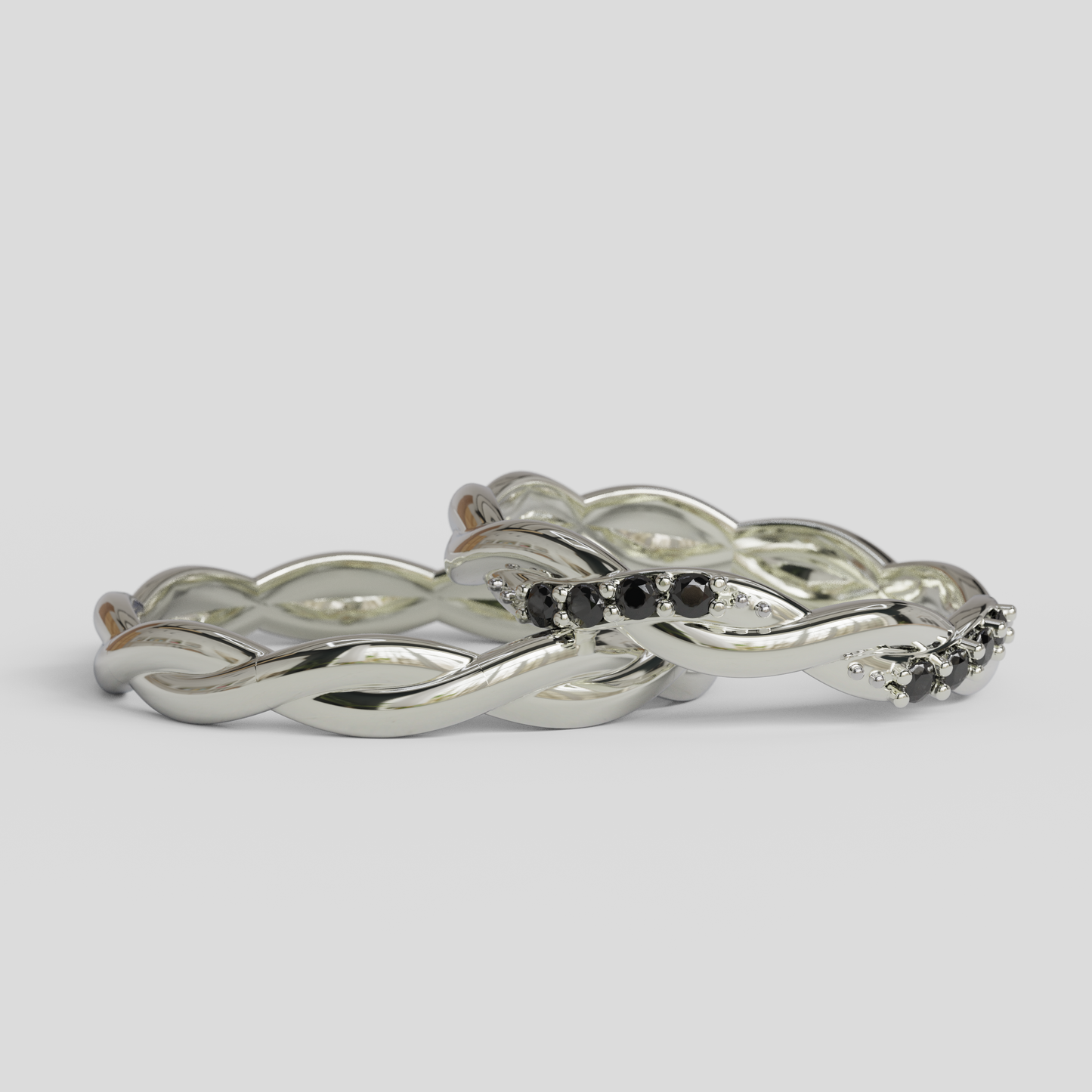 Argollas Matrimonio Trenzadas Plata 950