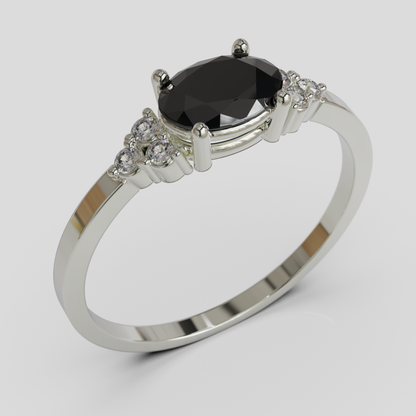 Anillo de Compromiso Kaleido Plata 950