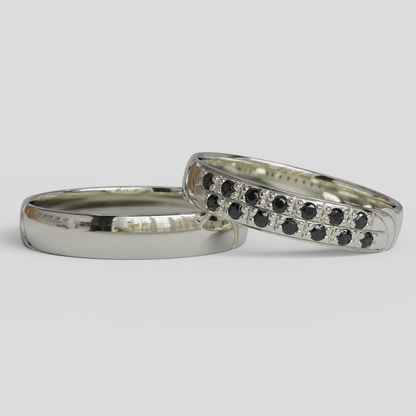 Argollas de Matrimonio Livia Plata 950