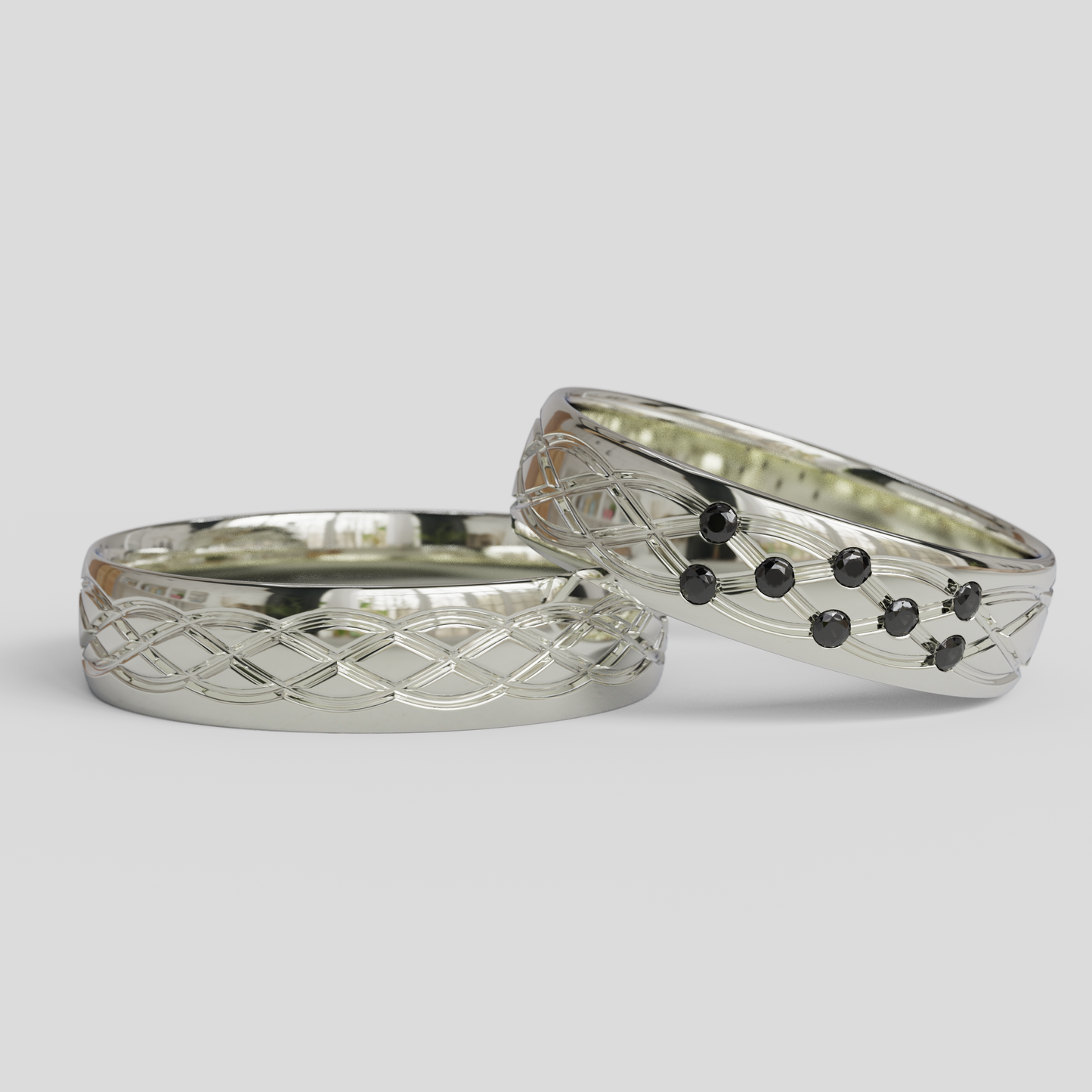 Argollas Matrimonio Ginebra Plata 950