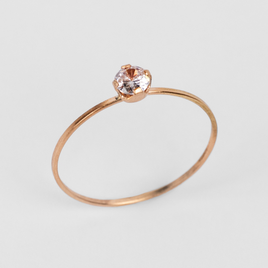 Anillo Fino Cuerpo Liso
