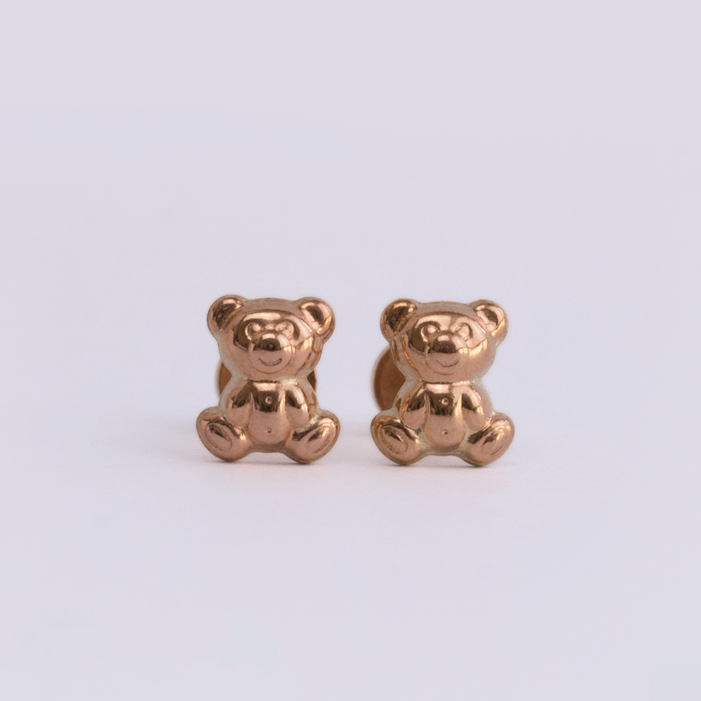 Aros Abridores Osito Oro 14K