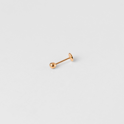 Piercing Labret Tragus Oro Rosado 18K