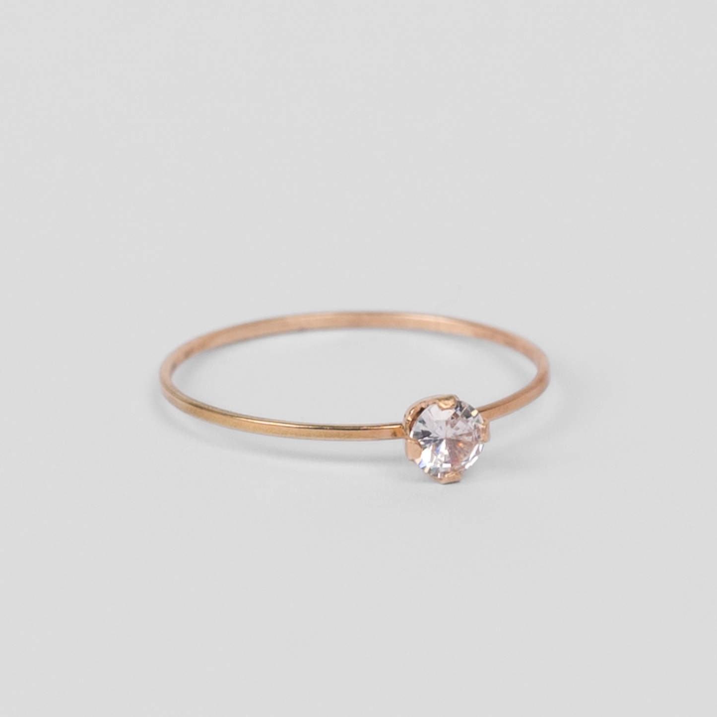 Anillo Fino Cuerpo Liso