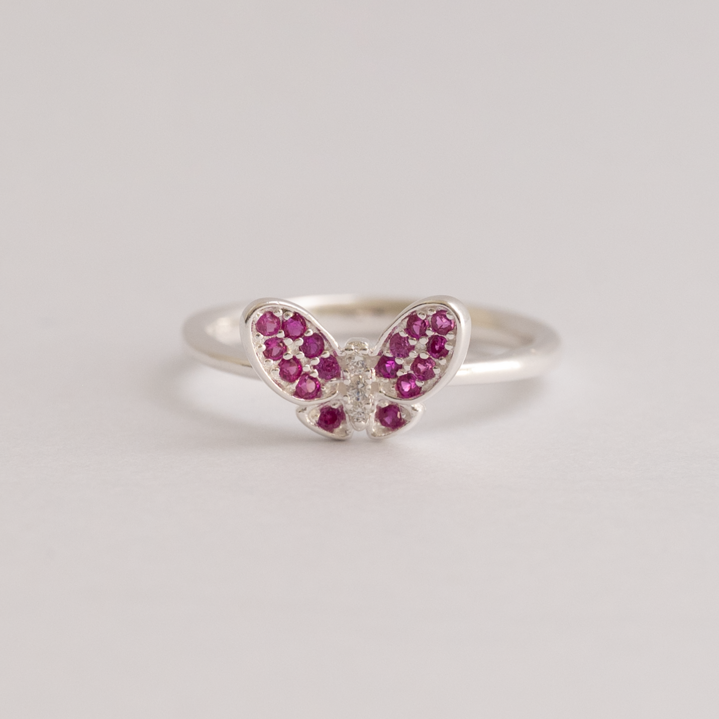 Anillo Mariposa Rosa