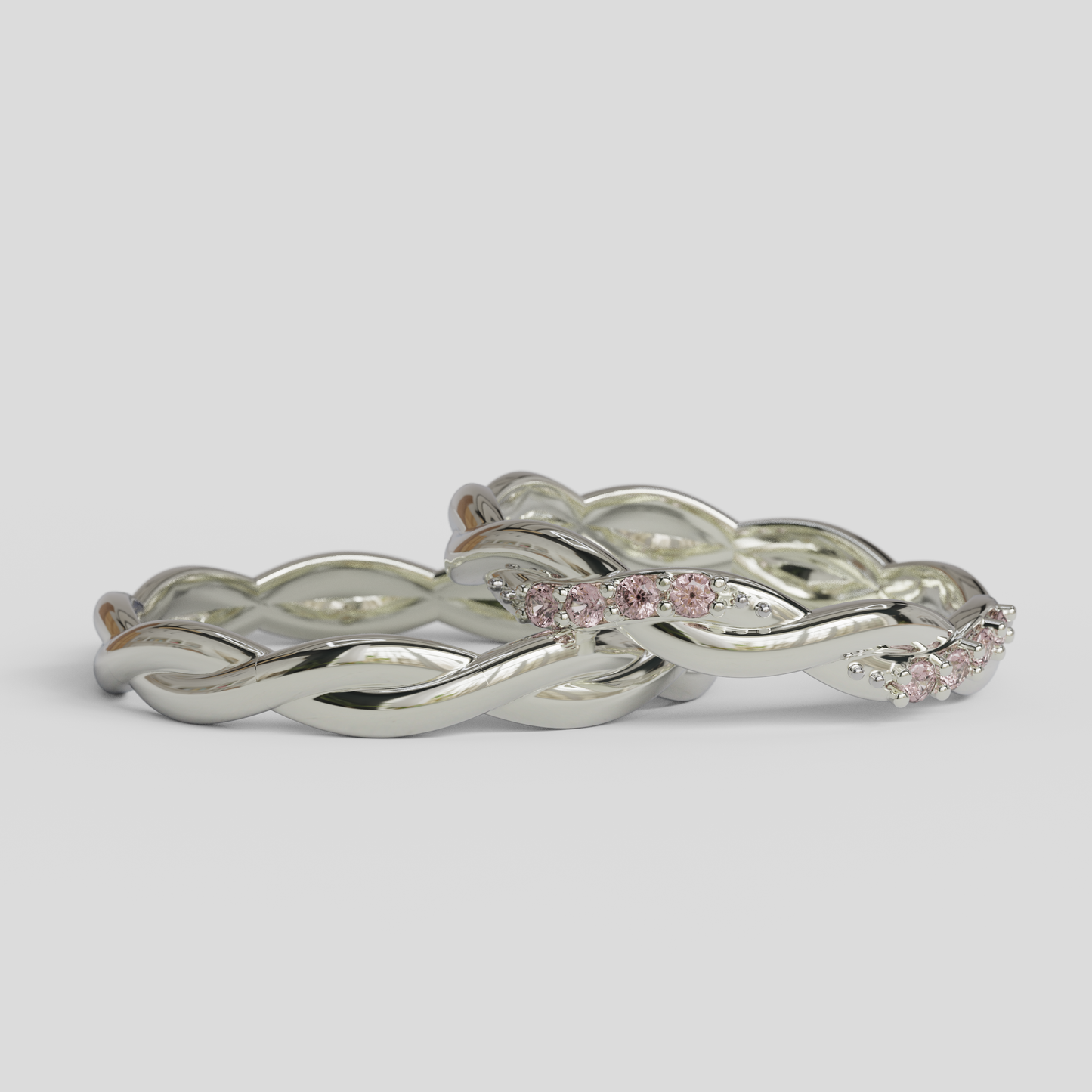 Argollas Matrimonio Trenzadas Plata 950