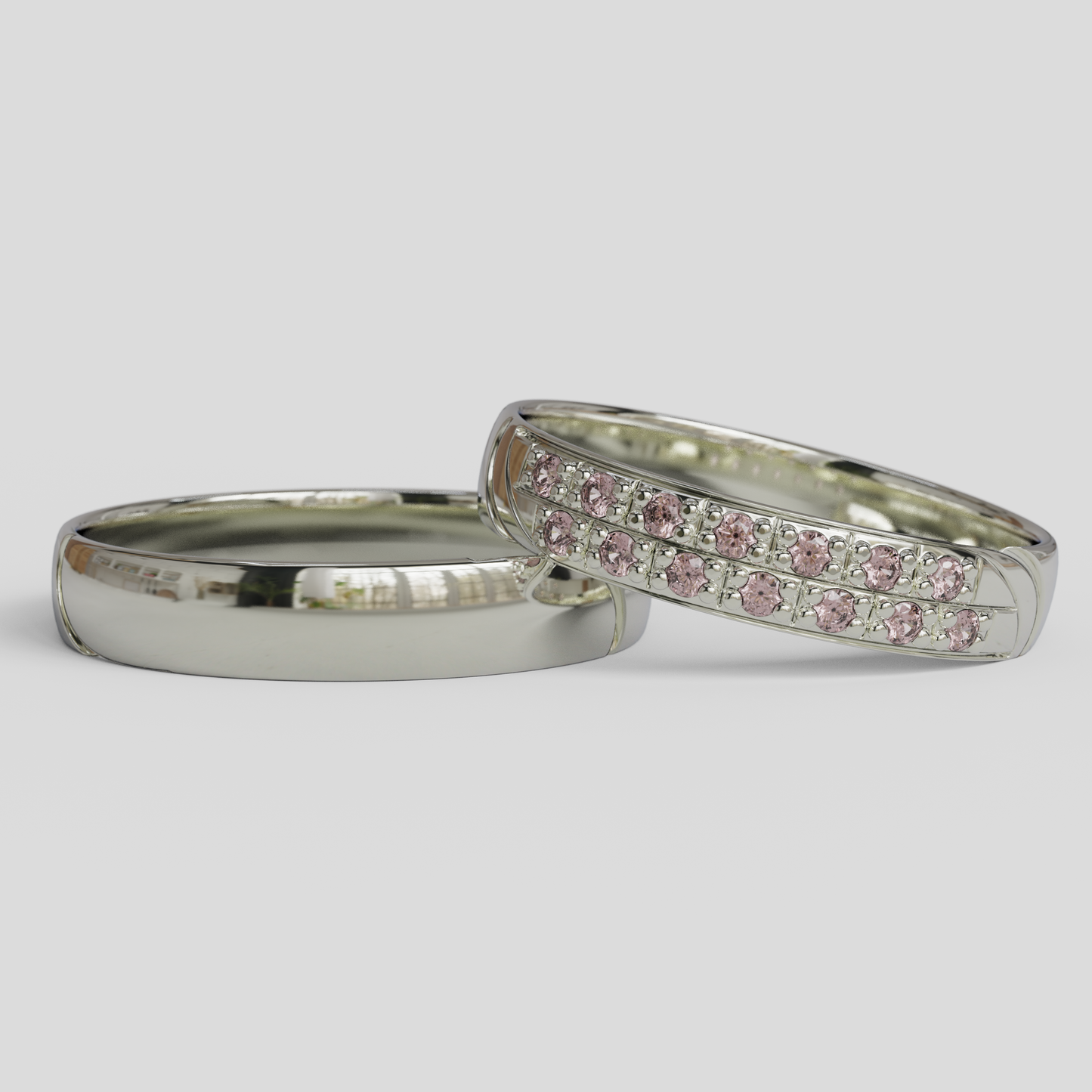 Argollas de Matrimonio Livia Plata 950