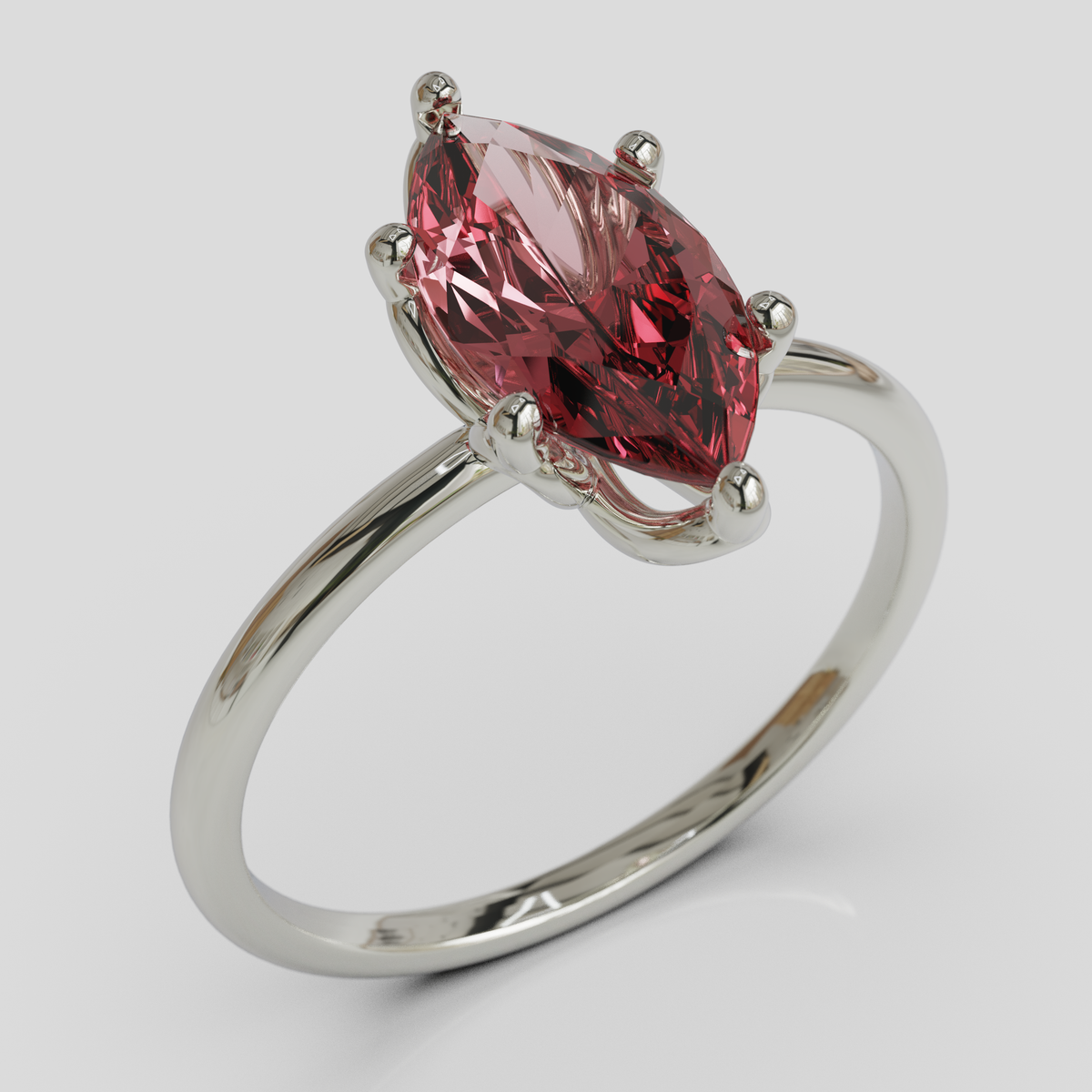 Anillo de Compromiso Marquis Loto Plata 950