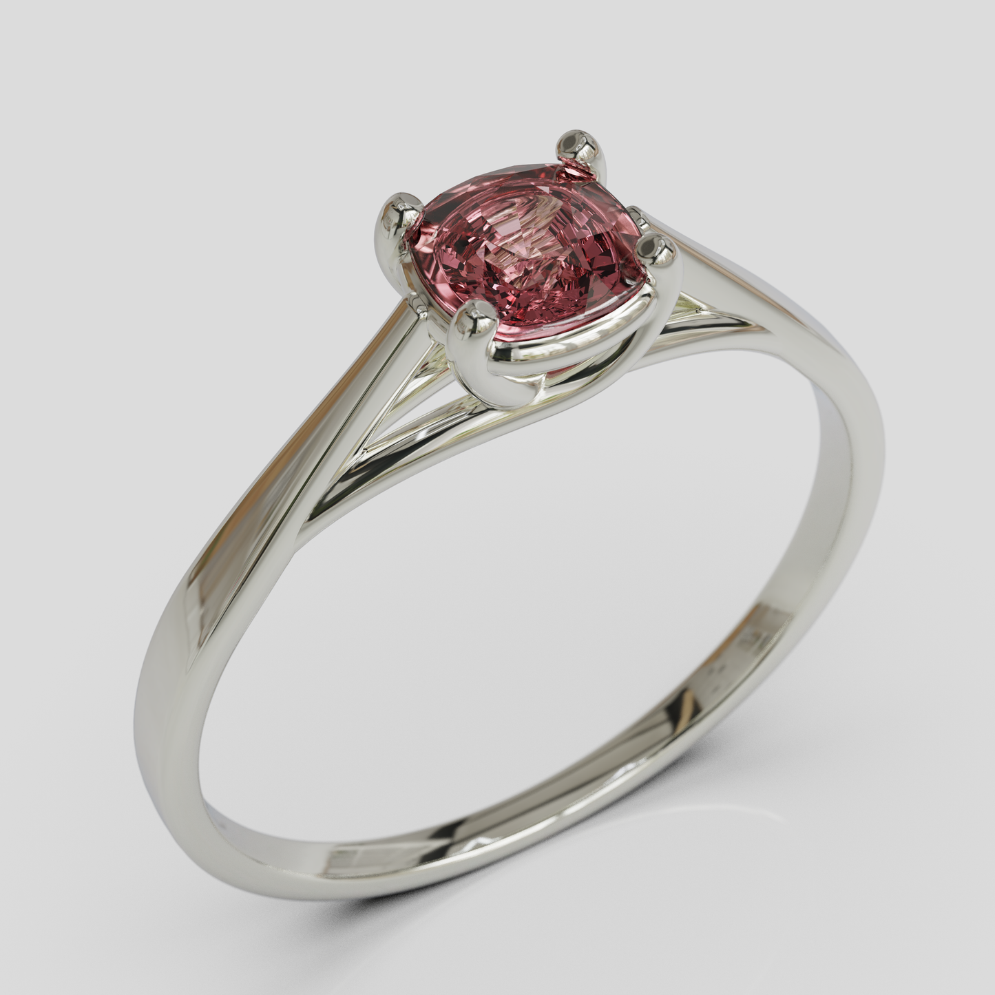 Anillo de Compromiso Prisma Solitario