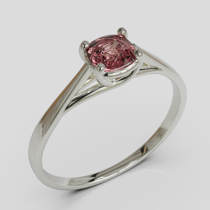 Anillo de Compromiso Prisma Solitario