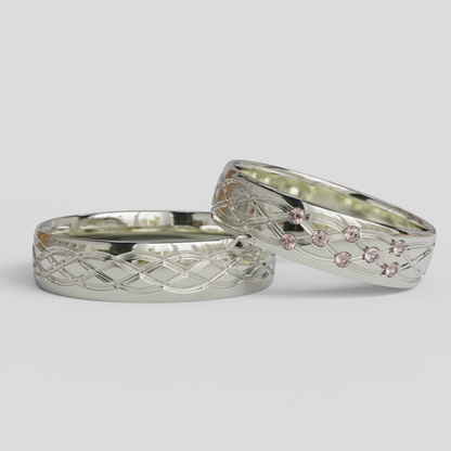 Argollas Matrimonio Ginebra Plata 950