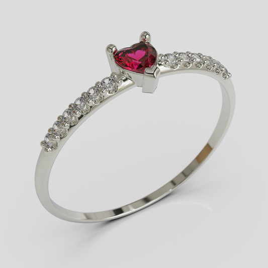 Anillo de Compromiso Valentina Plata 950