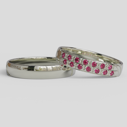 Argollas de Matrimonio Livia Plata 950