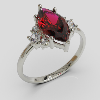 Anillo de Compromiso Marquis Kylia Plata 950