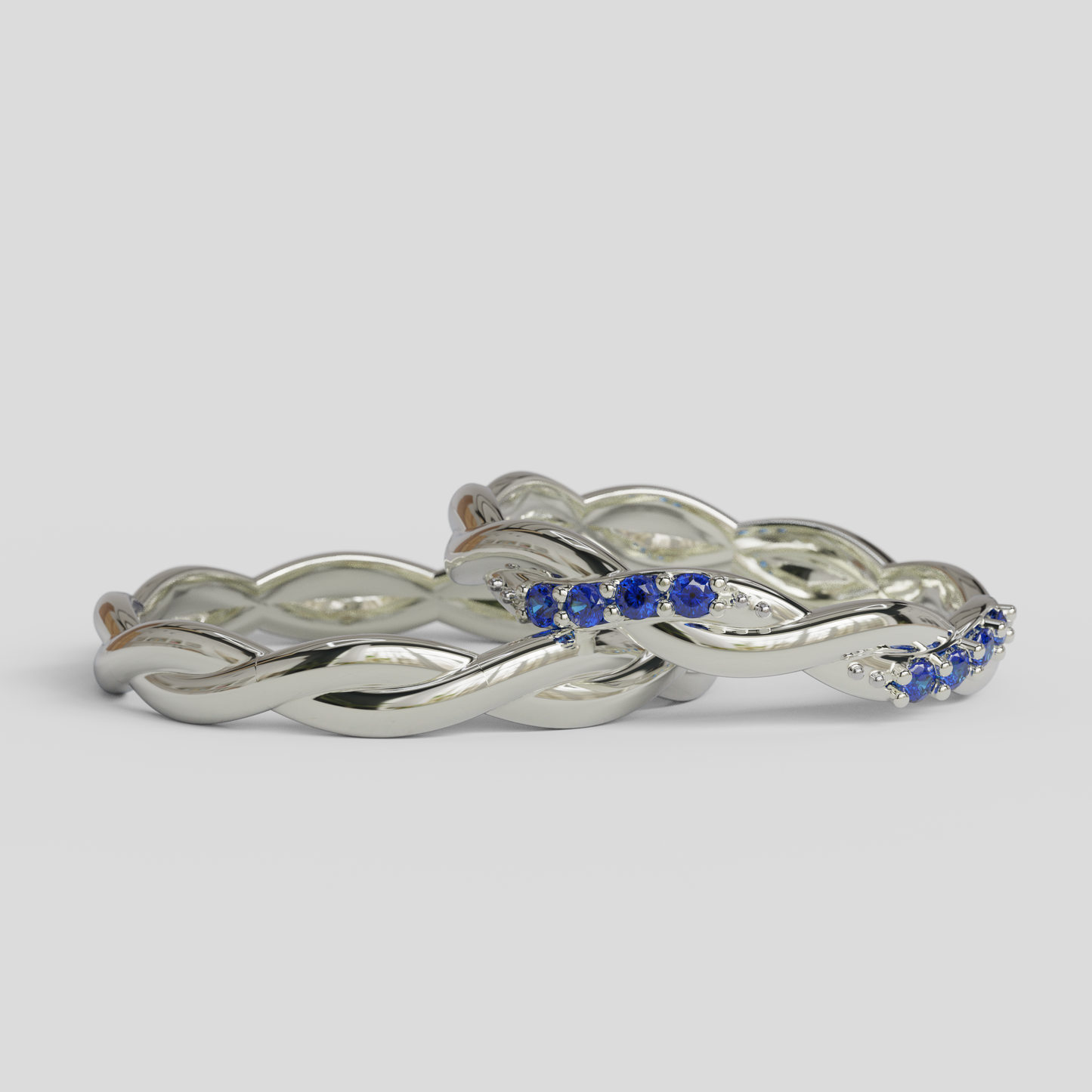 Argollas Matrimonio Trenzadas Plata 950