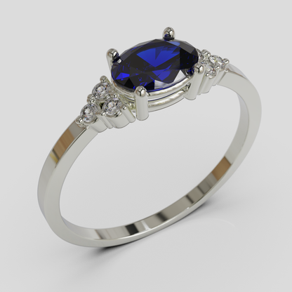 Anillo de Compromiso Kaleido Plata 950