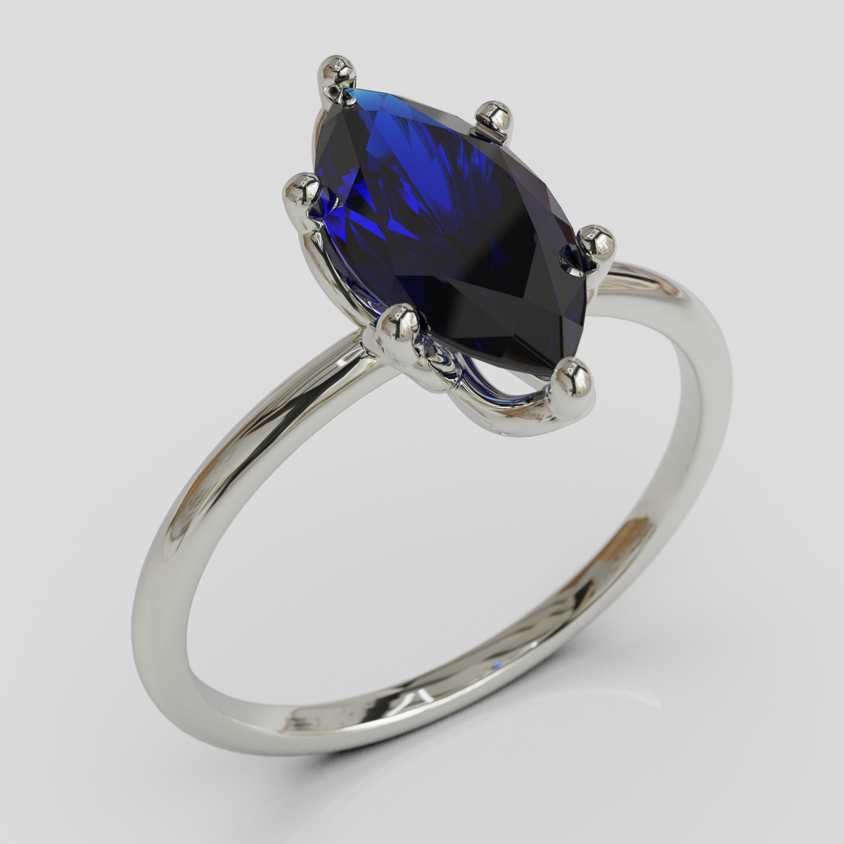 Anillo de Compromiso Marquis Loto Plata 950