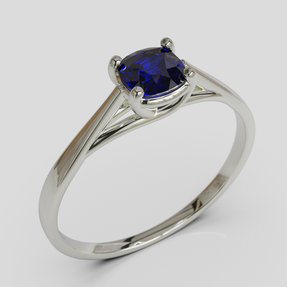 Anillo de Compromiso Prisma Solitario
