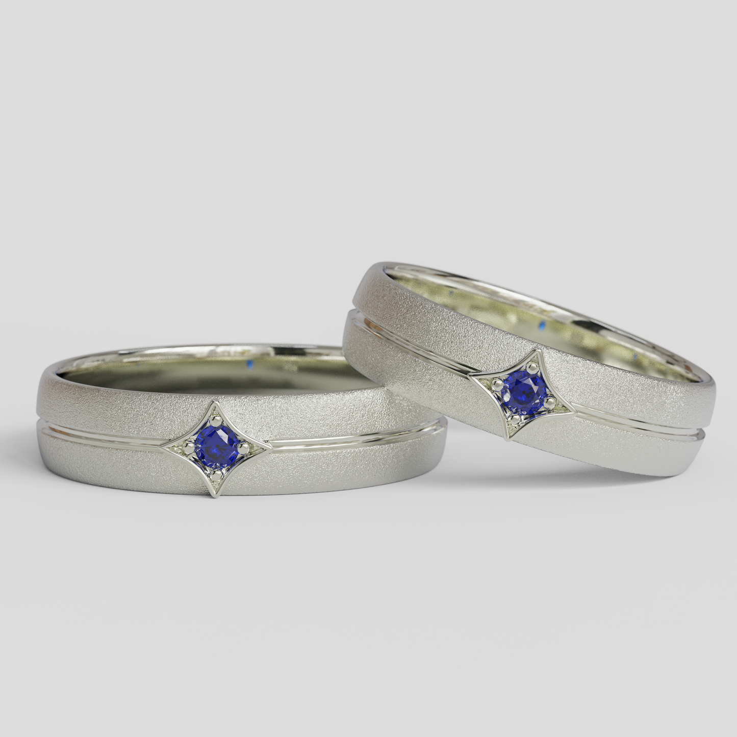 Argollas Matrimonio Rombo Plata 950