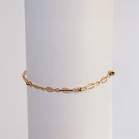 Pulseras Dúo Oro Rosado 18K