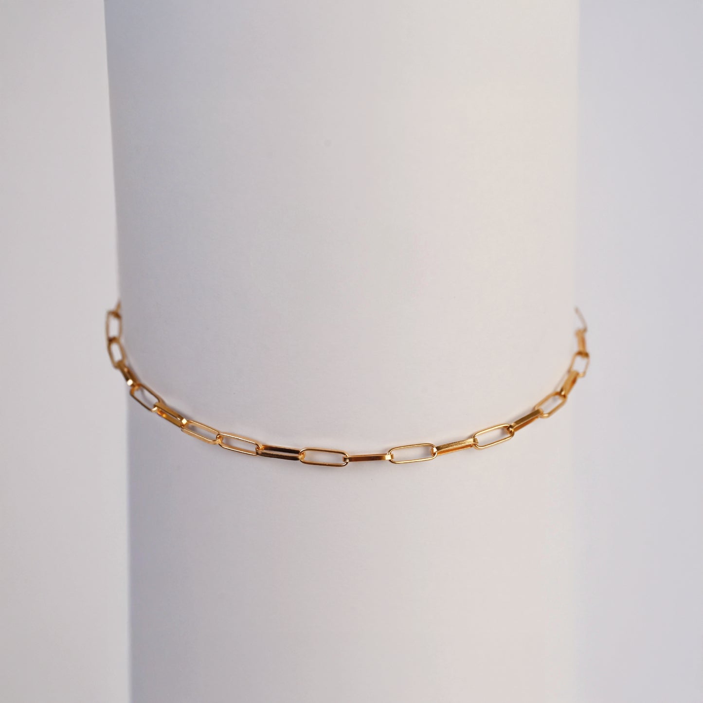 Pulsera Rectangular Oro Rosado 18K