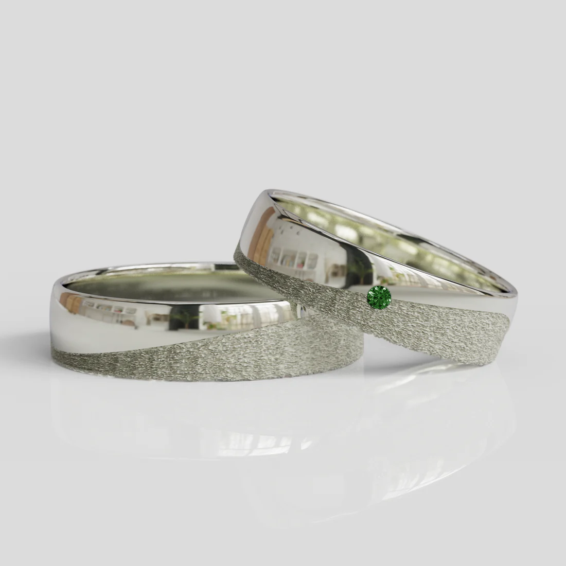 Argollas de Matrimonio Tesoro Mio Plata 950 5mm